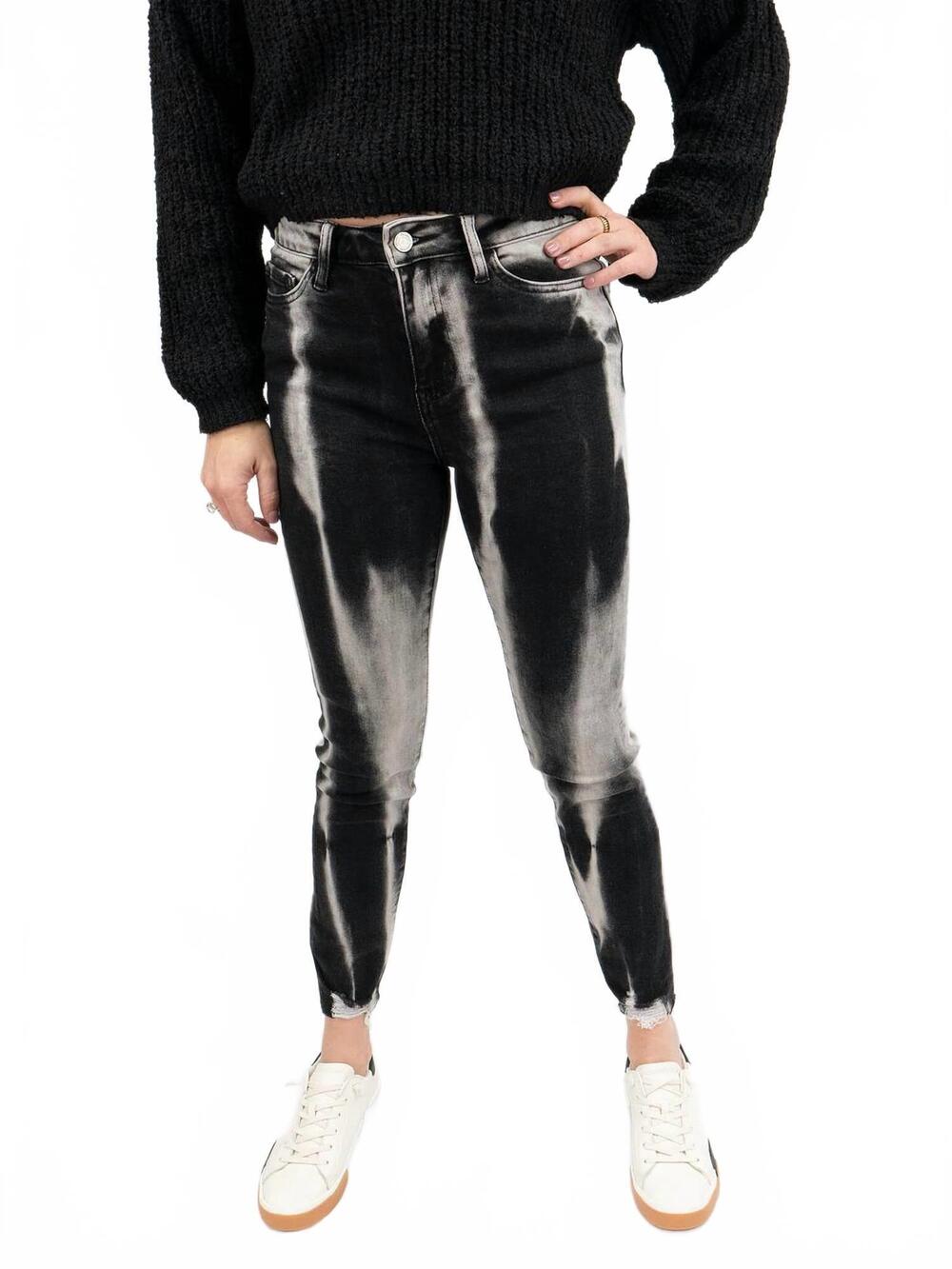 NEW VERVET BY FLYING MONKEY women's haylie jeans in black